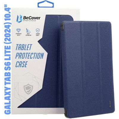 ����� �� �������� BeCover Smart Case Samsung Tab S6 Lite (2024) 10.4" P620/P625/P627 Deep Blue (710813) - �������� 1