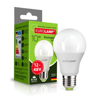 �������� Eurolamp LED ECO A60 10W E27 4000K 12-48V (LED-A60-10274(12-48V)) - �������� 1