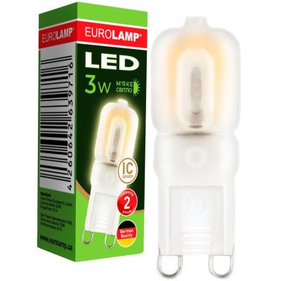 �������� Eurolamp LED G9 3W 3000K 220V (LED-G9-0330(220)) - �������� 1