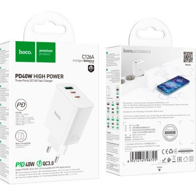 �������� ������� HOCO C126A Pure White (6931474798725) - �������� 5