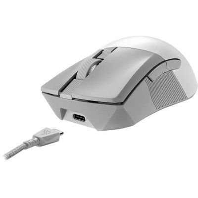 ����� ASUS ROG Gladius III Aimpoint Bluetooth/Wireless White (90MP02Y0-BMUA11) - �������� 6
