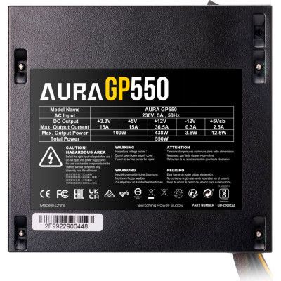 ���� ������� Gamdias 550W AURA GP550 (4712960136984) - �������� 3
