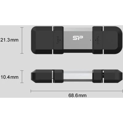 USB   Silicon Power USB 128G SILICON POWER usb3.2+TypeC Mobile C51 (SP128GBUC3C51V1S) -  5