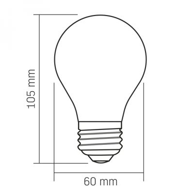 �������� Videx Filament 4W E27 3000K Porcelain dimmable (VL-DA60MO) - �������� 3