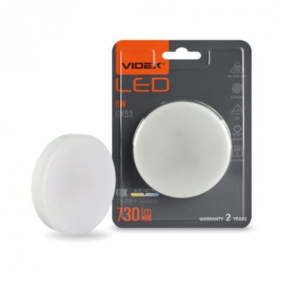 �������� Videx GX53 8W 4100K 220V (VL-GX53-08534) - �������� 1