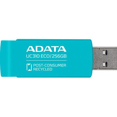 USB   ADATA 256GB UC310 Eco Green USB 3.2 (UC310E-256G-RGN) -  3