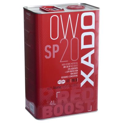 ������� ����� Xado Atomic Oil 0W-20 SP RED BOOST 4� (XA 24294) - �������� 1