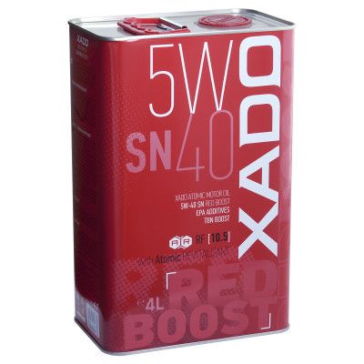�������� ����� Xado Atomic Oil 5W-40 SN RED BOOST 4� (�� 26269) - �������� 1