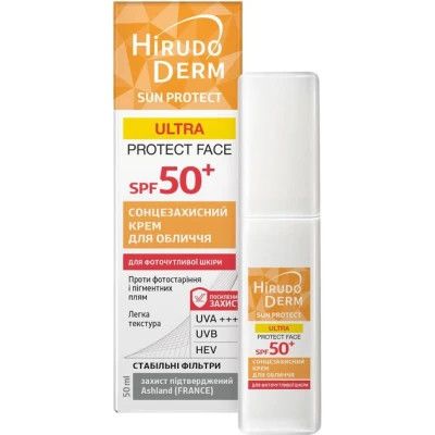 �������� �� ������ Hirudo Derm Hirudo Derm Sun Protect Ultra Protect Face SPF 50+ �������������� ���� ��� ���� 50 �� (4820160038547) - �������� 1