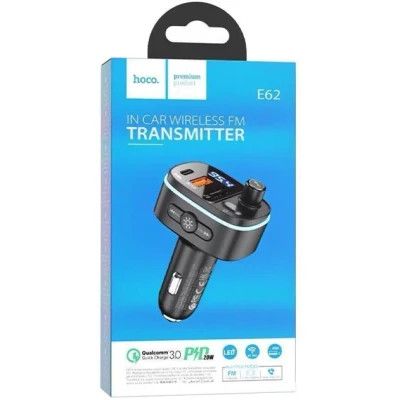 FM ��������� HOCO E62, Black, Box - �������� 5