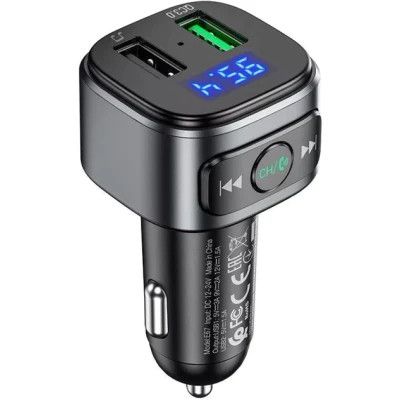 FM ��������� HOCO E67, Black, Box - �������� 2