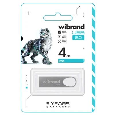 USB Flash Drive 4Gb Wibrand Irbis Silver (WI2.0/IR4U3S) - �������� 2
