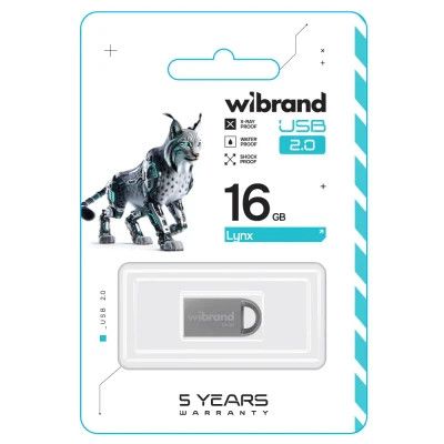 USB Flash Drive 16Gb Wibrand Lynx Silver (WI2.0/LY16M2S) - �������� 2