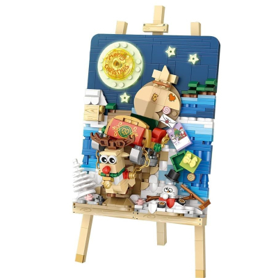  LOZ mini Sleigh car   (1282) -  1