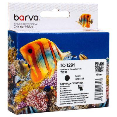 �������� Barva Epson T1291 (C13T12914011/C13T12914012) 440��, black (IC-1291) - �������� 1