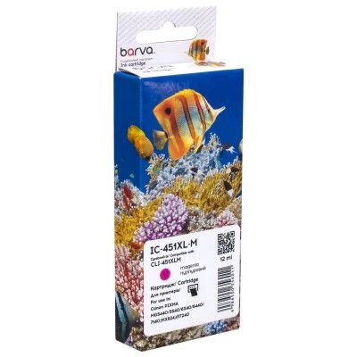  Barva Canon CLI-451M XL (6474B001) 660 , magenta (IC-451XL-M) -  1
