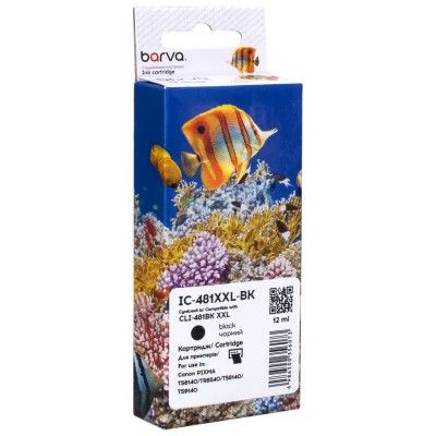 �������� Barva Canon CLI-481BK XXL (1993C001AA) 6360 ��, black (IC-481XXL-BK) - �������� 1