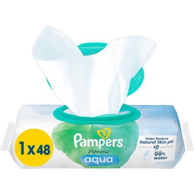 ������� ������� �������� Pampers Harmonie Aqua 48 �� (8006540458563) - �������� 3
