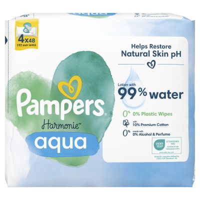 ������� ������� �������� Pampers Harmonie Aqua 4 ����� � 48 �� (8006540556139) - �������� 2
