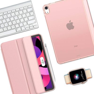 ����� ��� �������� BeCover Tri Fold Hard Apple iPad Air 11" M2/M3 (2024/2025) Pink (711416) - �������� 5