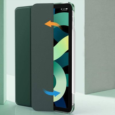 ����� ��� �������� BeCover Tri Fold Hard Apple iPad Air 4 10.9 2020/2021 Dark Green (709659) (709659) - �������� 6
