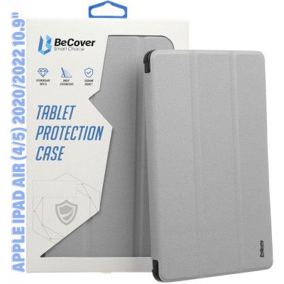 ����� ��� �������� BeCover Tri Fold Soft TPU Silicone Apple iPad Air (4/5) 2020/2022 10.9" Gray (711132) - �������� 1