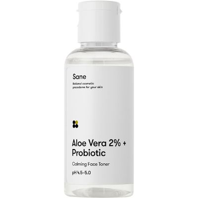 ����� ��� ���� Sane Aloe Vera 2% + Probiotic Calming Face Toner ������������� 50 �� (4820266831271) - �������� 1