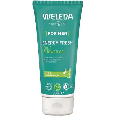 ���� ��� ���� Weleda Energy Fresh Shower Gel 3 � 1 200 �� (7611916558283) - �������� 1