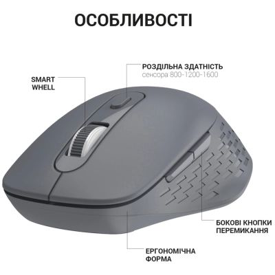 ����� OfficePro M230G Silent Click Wireless/Bluetooth Gray (M230G) - �������� 6