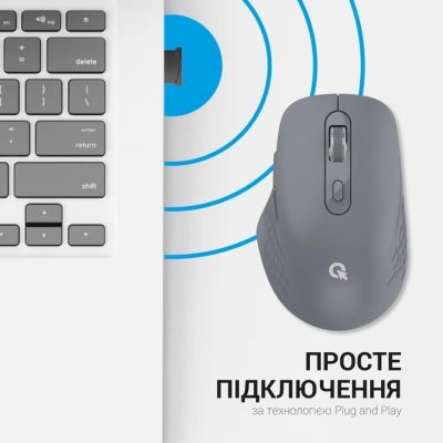 ����� OfficePro M230G Silent Click Wireless/Bluetooth Gray (M230G) - �������� 8