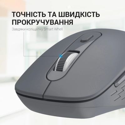 ����� OfficePro M230G Silent Click Wireless/Bluetooth Gray (M230G) - �������� 9