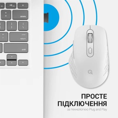 ����� OfficePro M230W Silent Click Wireless/Bluetooth White (M230W) - �������� 8