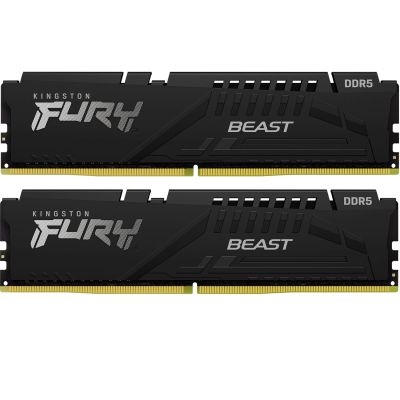  '  ' DDR5 16GB (2x8GB) 6000 MHz Beast Black EXPO Kingston Fury (ex.HyperX) (KF560C30BBEK2-16) -  1