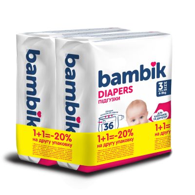 ϳ Bambik Medium 4-9   3 Midi 2  36  (4823071664027) -  1