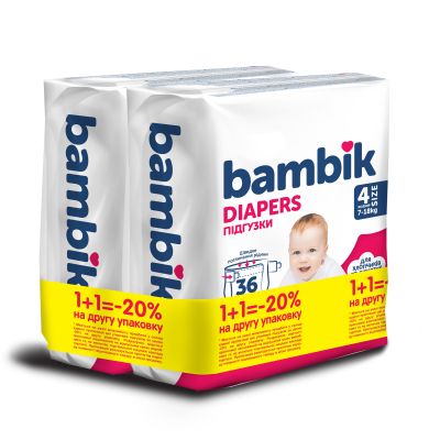 ϳ Bambik Medium 7-18   4 Maxi 2  36  (4823071664034) -  1