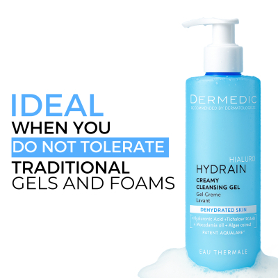 ���� ��� �������� Dermedic Hydrain 3 Hialuro Creamy Cleansing Gel 200 �� (5901643170691/5901643178123) - �������� 3