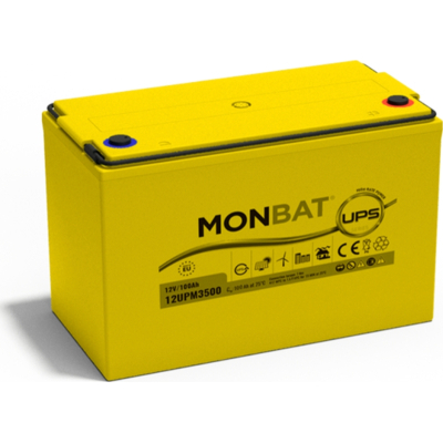       MONBAT 12V-100Ah, AGM (12UPM3500) -  1