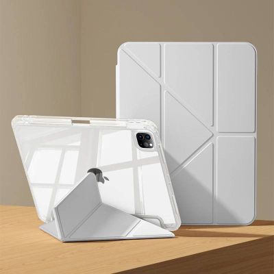 ����� ��� �������� BeCover Ultra Slim Origami Transparent Apple iPad Pro 11" M4 2024 Gray (711690) - �������� 4