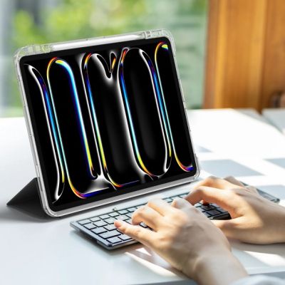 ����� ��� �������� BeCover Ultra Slim Origami Transparent Apple iPad Pro 11" M4 2024 Gray (711690) - �������� 6