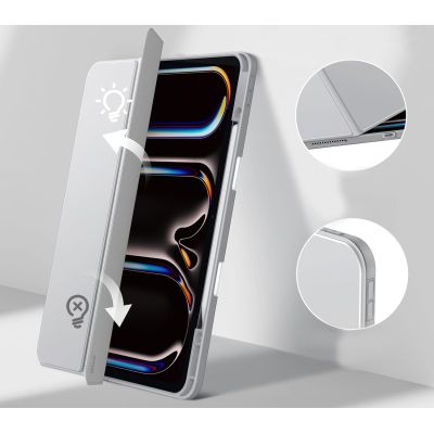    BeCover Soft Edge TPU Apple iPad Pro 13" M4 2024 Gray (711718) -  5