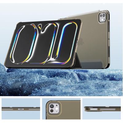 ����� ��� �������� BeCover Tri Fold Hard Apple iPad Pro 11" M4 2024 Black (711726) - �������� 2