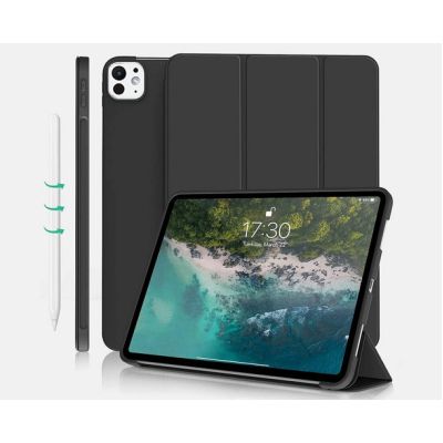 ����� ��� �������� BeCover Tri Fold Soft TPU Silicone Apple iPad Pro 13" M4 2024 Black (711750) - �������� 1