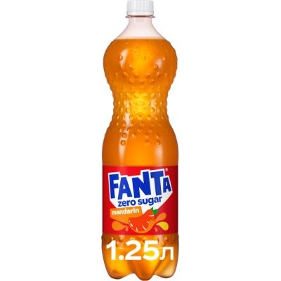 ������� Fanta Zero Sugar �������������� ������������������ �������������� �������� 1.25 � (5449000323781) - �������� 1