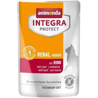 ������� ���� ��� ����� Animonda Integra Protect Renal pouches with beef ��� �������� ����� (4017721866330) - �������� 1