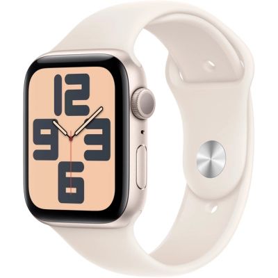 �����-���� Apple Watch SE 2024 GPS 40mm Starlight Aluminium Case with Starlight Sport Band - M/L (MXEG3QH/A) - �������� 1