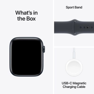 �����-���� Apple Watch SE 2024 GPS 44mm Midnight Aluminium Case with Midnight Sport Band - S/M (MXEJ3QH/A) - �������� 6