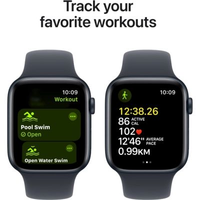 �����-�������� Apple Watch SE 2024 GPS 44mm Midnight Aluminium Case with Midnight Sport Band - M/L (MXEK3QH/A) - �������� 6