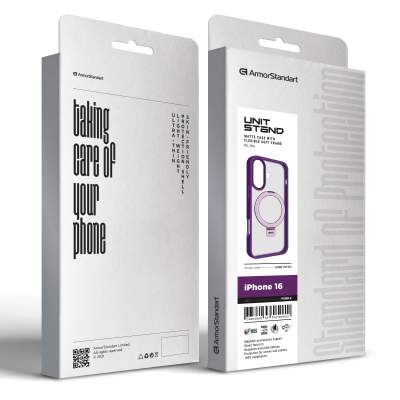 ����� ��� ���������� �������� Armorstandart Unit Stand Apple iPhone 16 Purple (ARM78743) - �������� 2