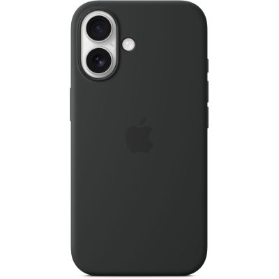 ����� ��� ���������� �������� Apple iPhone16 Silicone Case with MagSafe - Black (MYY13ZM/A) - �������� 5