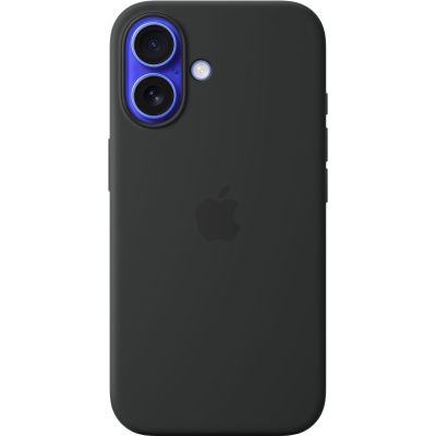 ����� ��� ���������� �������� Apple iPhone16 Silicone Case with MagSafe - Black (MYY13ZM/A) - �������� 1